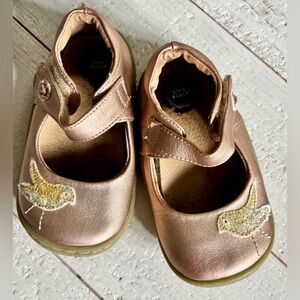Livie and Luca Bronze/Gold Pio Bird Mary Jane Shoes